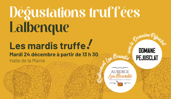 Les mardis truffe ! Mardi 24/12