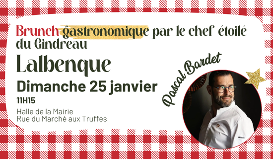 Brunch gastronomique par le chef étoilé Pascal Bardet du Gindreau